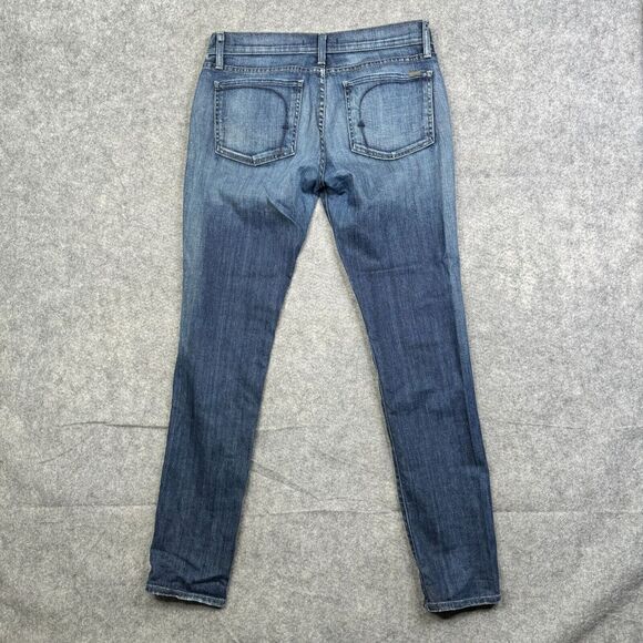 Fidelity Denim AXL Jeans Women's 28 Dark Wash Blue Denim Slim Leg Pants - Picture 11 of 13